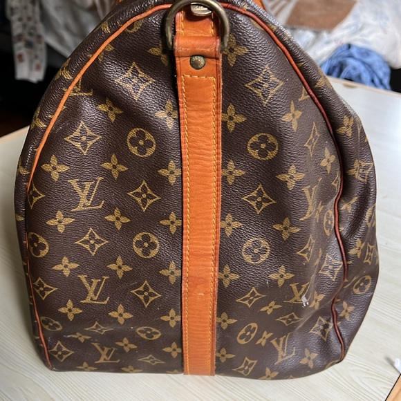 Vintage '80s LOUIS VUITTON Keepall Luggage Bag - Picture 13 of 17